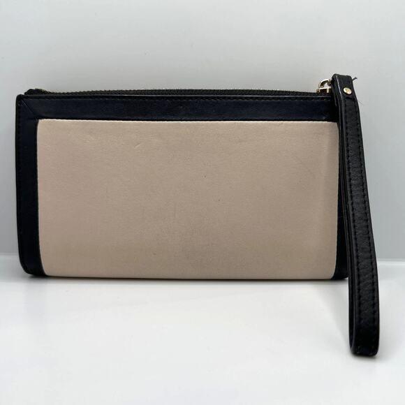KATE SPADE New York Black and Cream / Taupe Wallet Wristlet - Picture 2 of 9